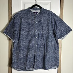 XXL English Laundry Men's Shirt 100% cotton Floral Print office teacher dad